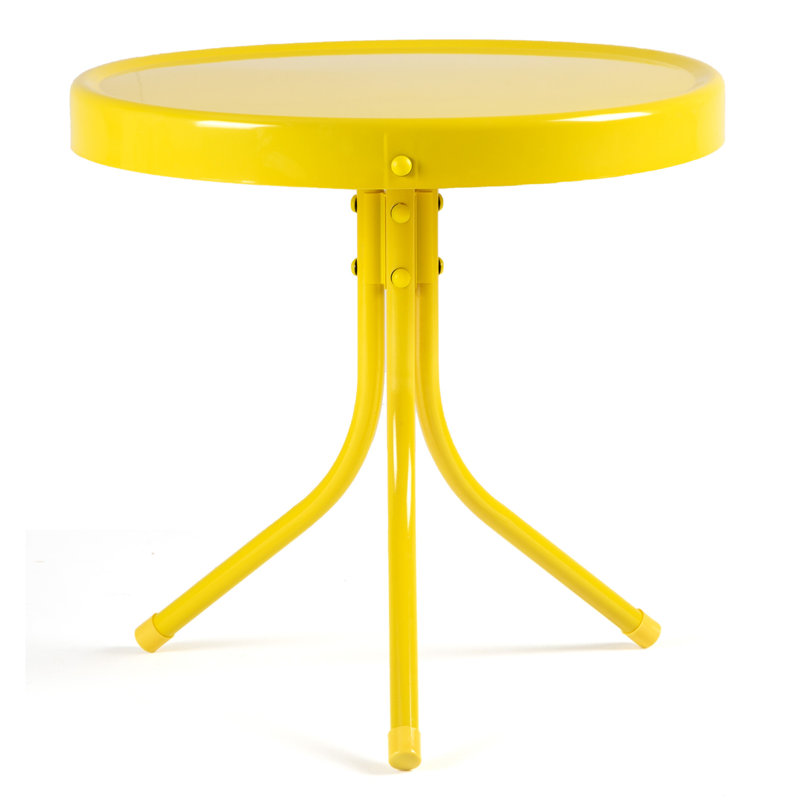 Ebern Designs Letetia Round 20.2'' Outdoor Side Table "& Reviews" | Wayfair